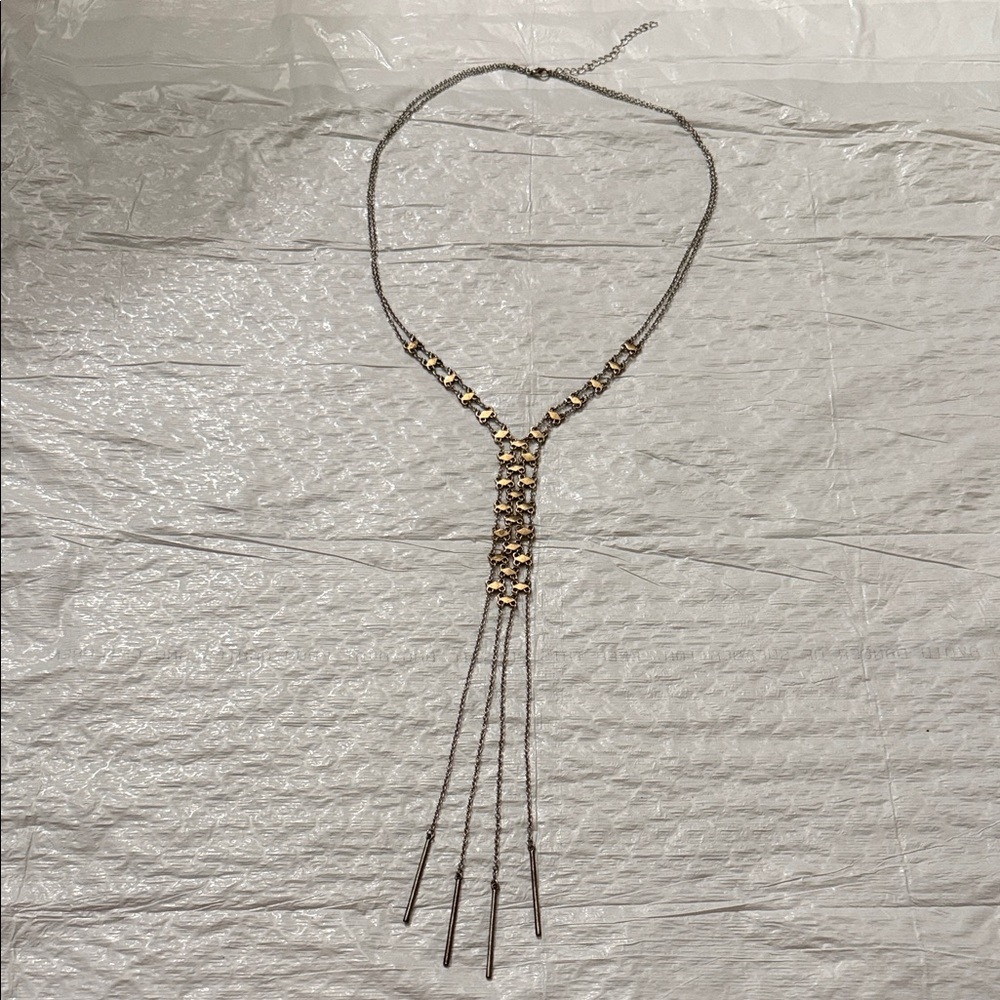 Chic Gold and Silver Necklace